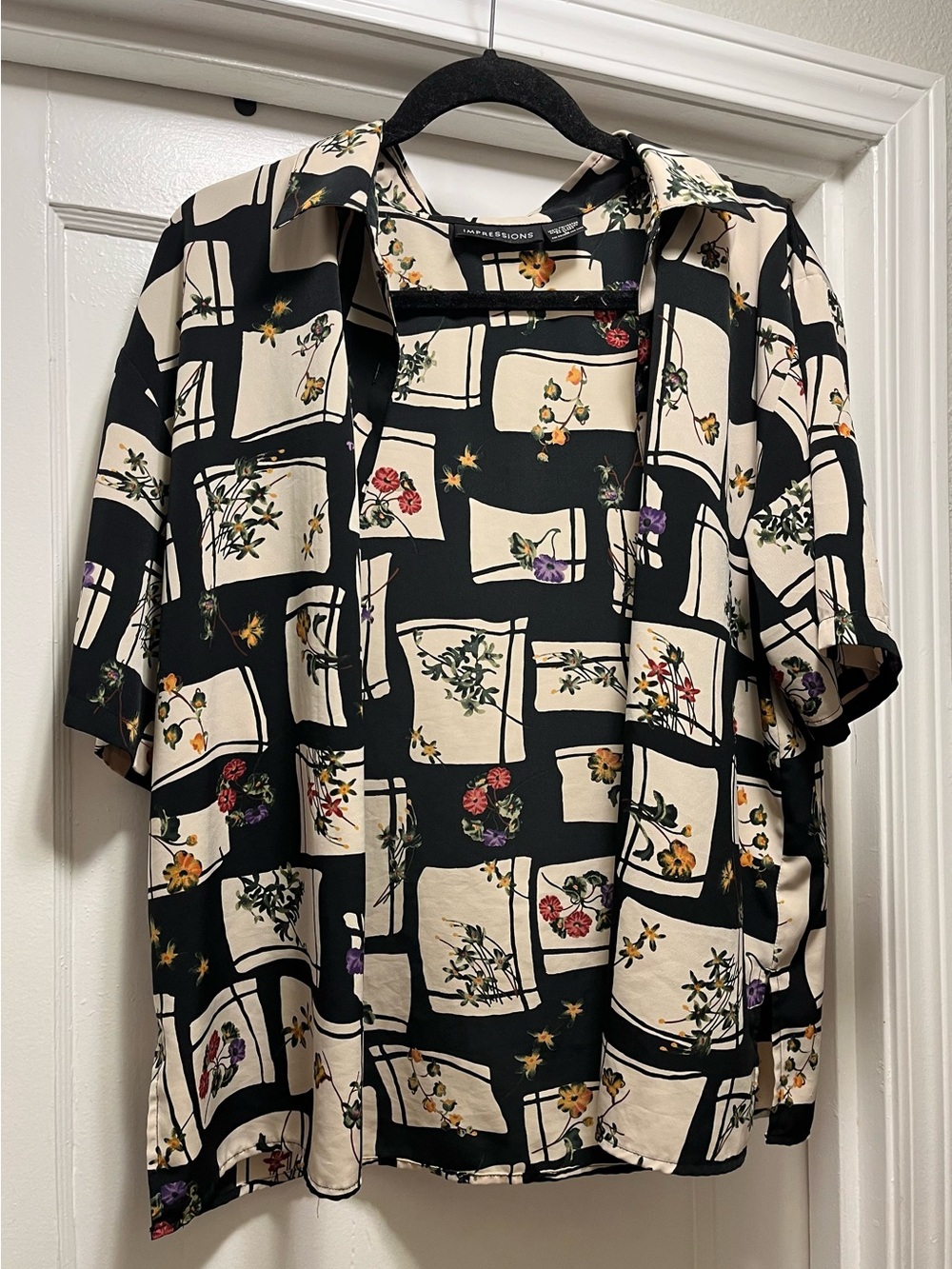 Vintage Floral Button-up